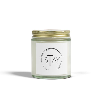 🆕 StayAlive™️ with Cross Scented Candles, Coconut Apricot Wax (4oz, 9oz)