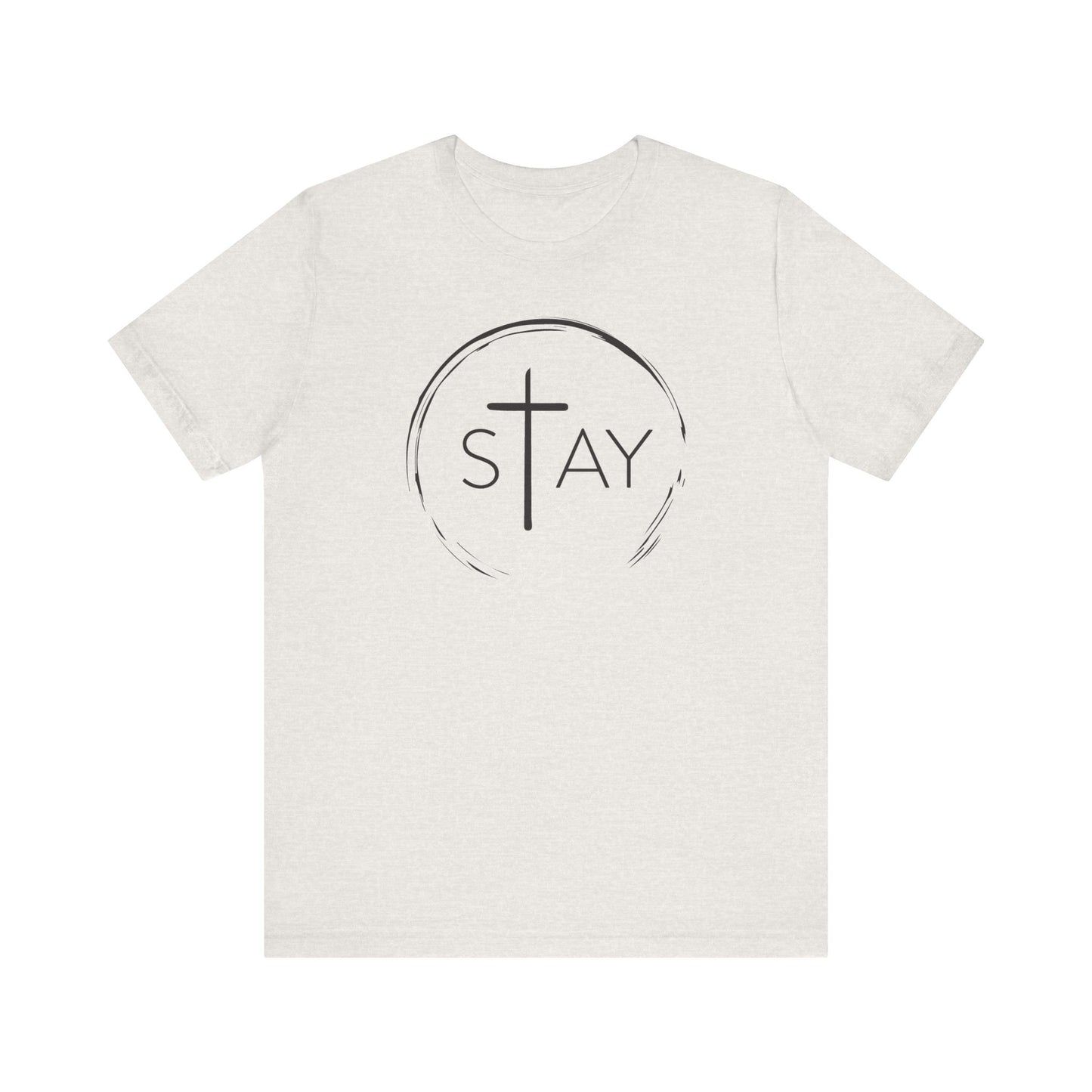 StayAlive™️ with Cross Unisex Jersey Short Sleeve Tee