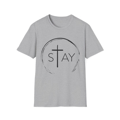 StayAlive™️ with Cross Softstyle T-Shirt Unisex