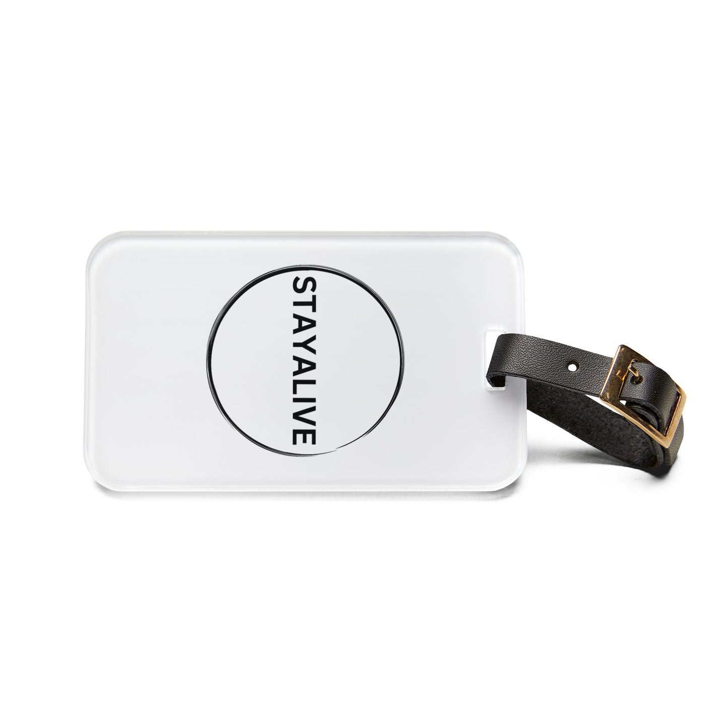 StayAlive™️ with Circle Luggage Tag