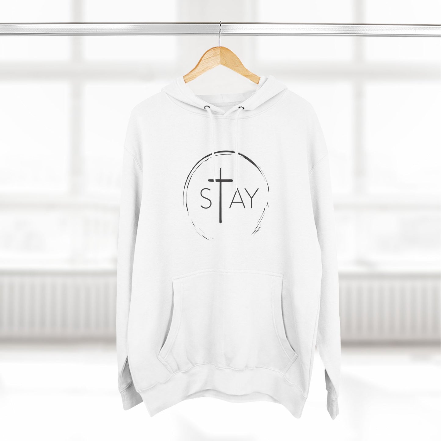 StayAlive™️ Three-Panel Fleece Hoodie