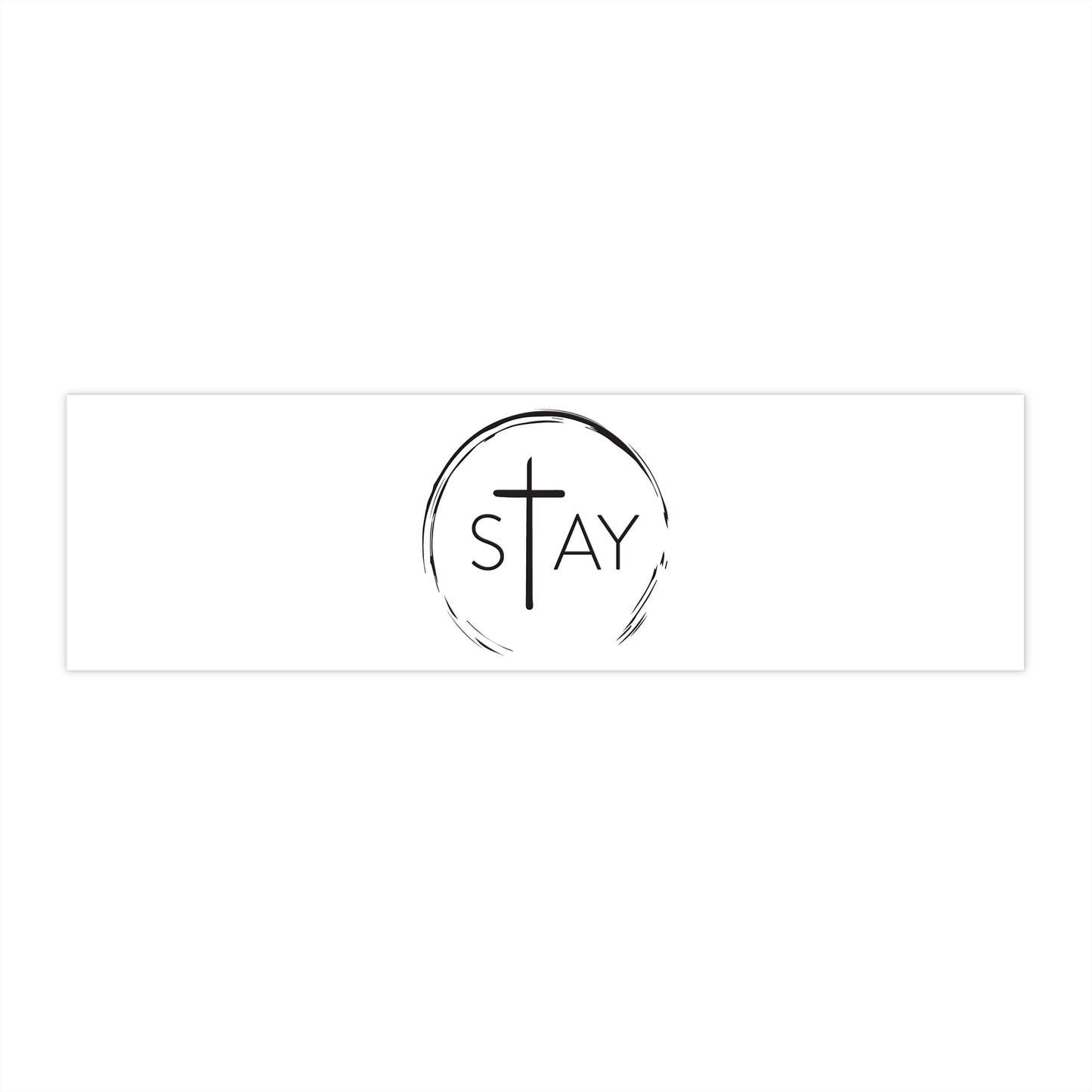 StayAlive™ with Cross Bumper Stickers