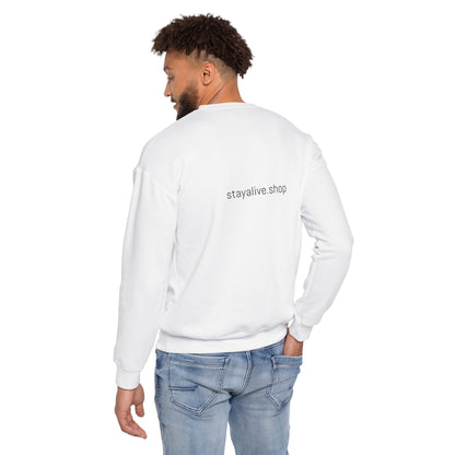 StayAlive™ with Cross Drop Shoulder Sweatshirt Unisex