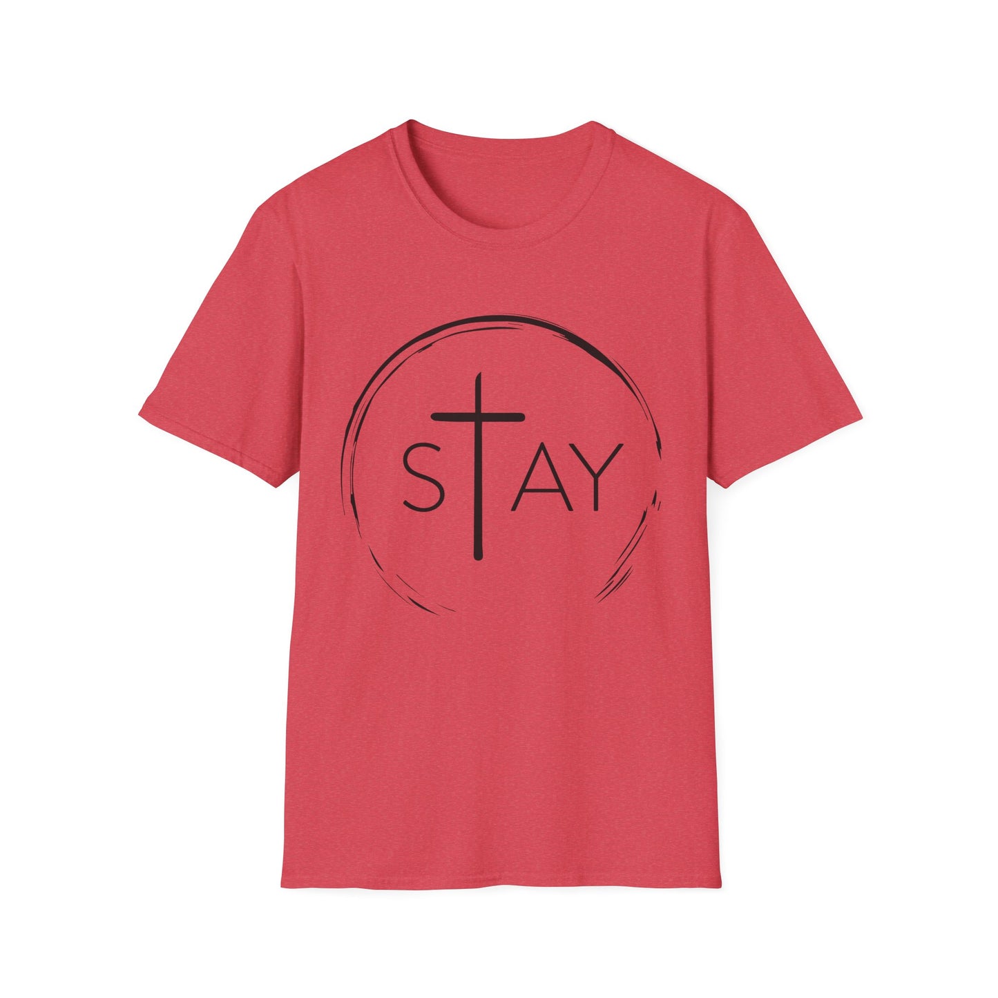 StayAlive™️ with Cross Softstyle T-Shirt Unisex