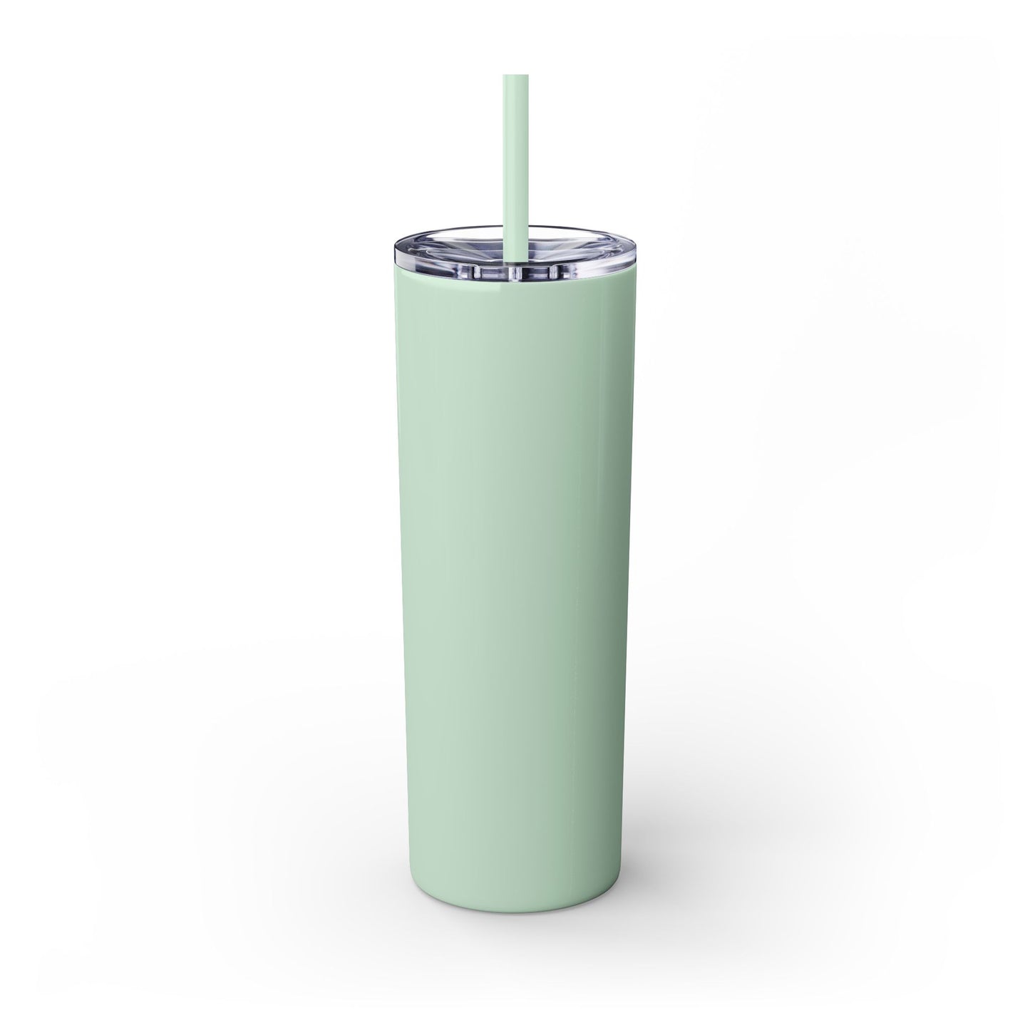 StayAlive™️ with Cross Skinny Tumbler with Straw, 20oz