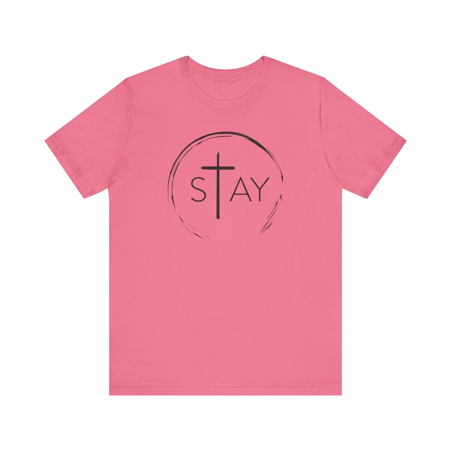 StayAlive™️ with Cross Unisex Jersey Short Sleeve Tee