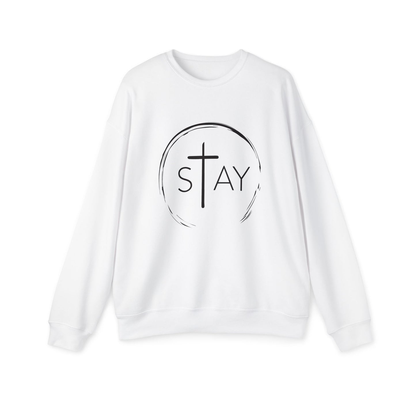 StayAlive™ with Cross Drop Shoulder Sweatshirt Unisex