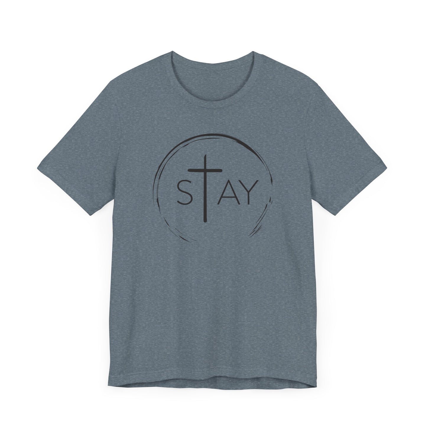 StayAlive™️ with Cross Unisex Jersey Short Sleeve Tee