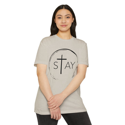 StayAlive™️ with Cross Jersey T-Shirt Unisex