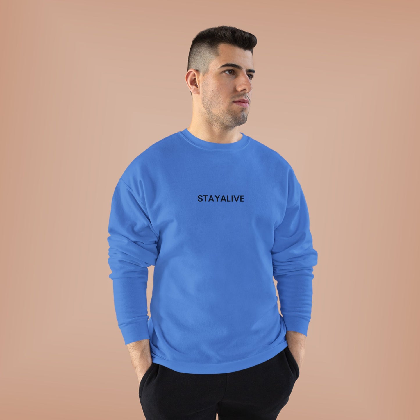 🆕 StayAlive™️ Faith EcoSmart® Crewneck Sweatshirt Unisex