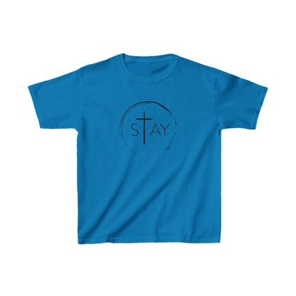 🆕 StayAlive™️ with Cross Kids Heavy Cotton™ Tee