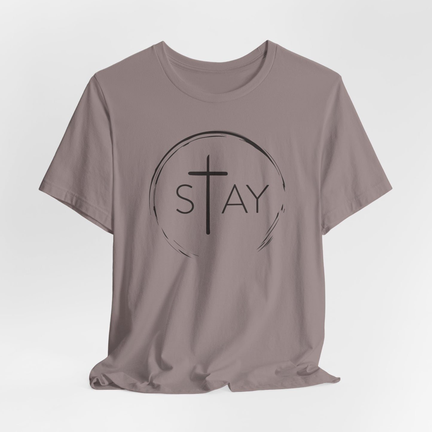 StayAlive™️ with Cross Unisex Jersey Short Sleeve Tee