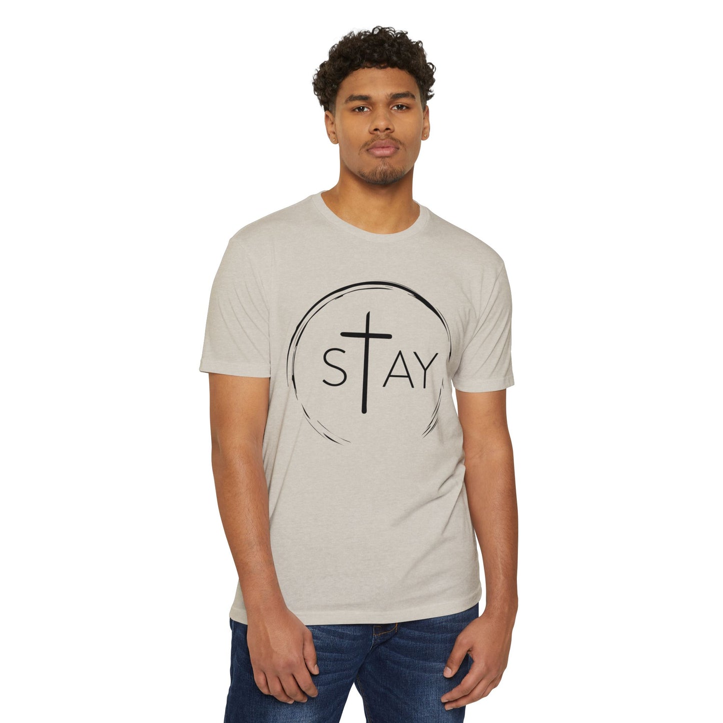 StayAlive™️ with Cross Jersey T-Shirt Unisex