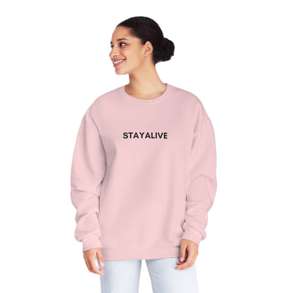 StayAlive™️ God is My Life Preserver NuBlend® Crewneck Sweatshirt Unisex