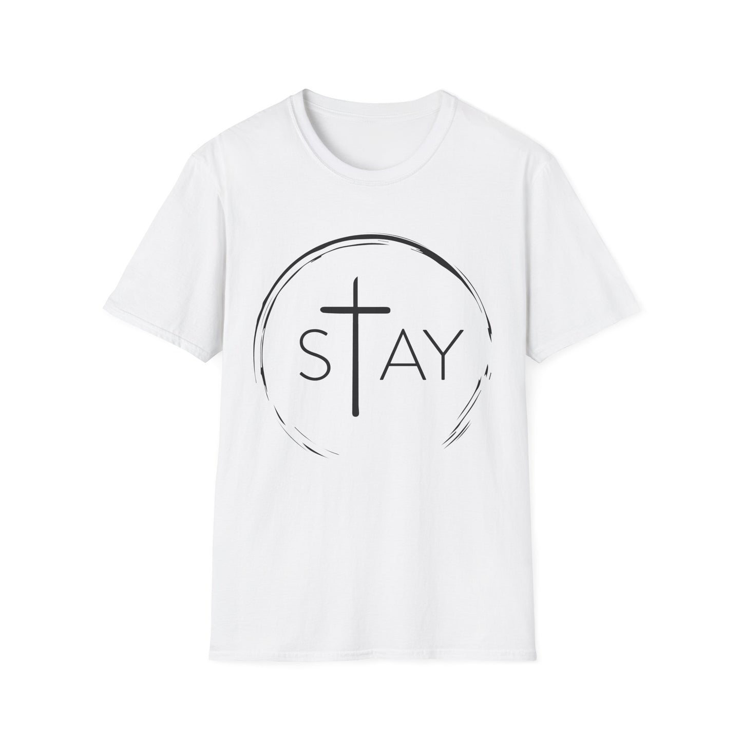 StayAlive™️ with Cross Softstyle T-Shirt Unisex