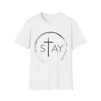 StayAlive™️ with Cross Softstyle T-Shirt Unisex