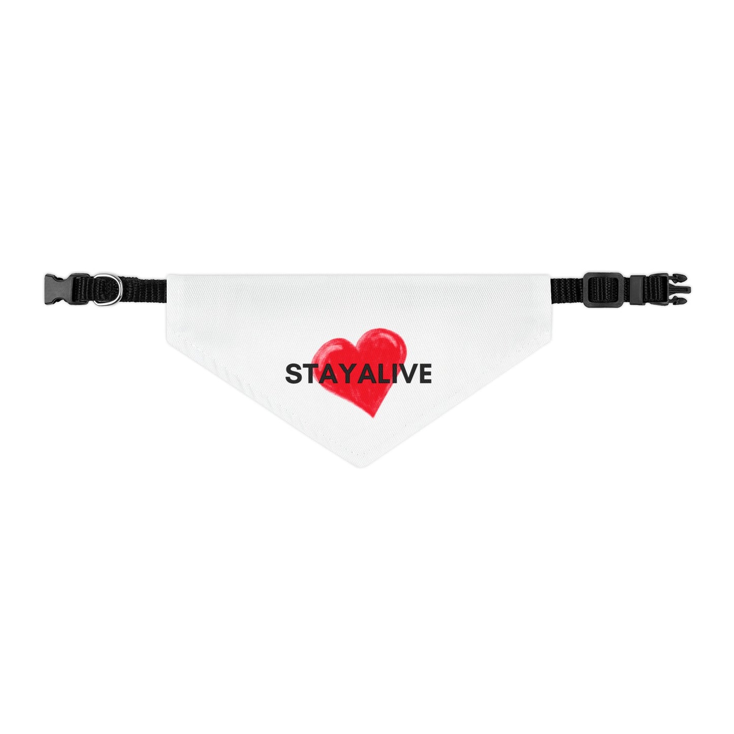 StayAlive™️ ❤️🐶 Pet Bandana + Collar