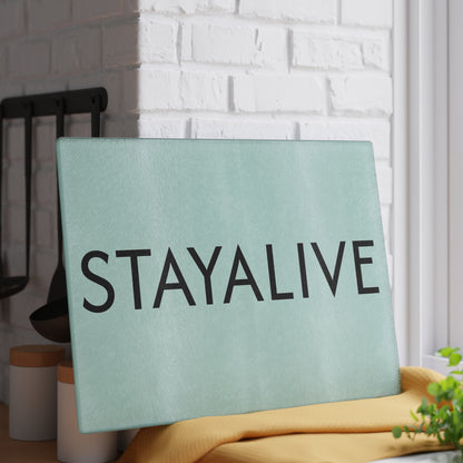 StayAlive™️ Glass Cutting Board