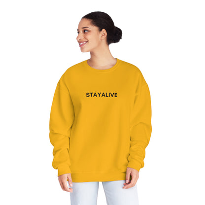 StayAlive™️ God is My Life Preserver NuBlend® Crewneck Sweatshirt Unisex