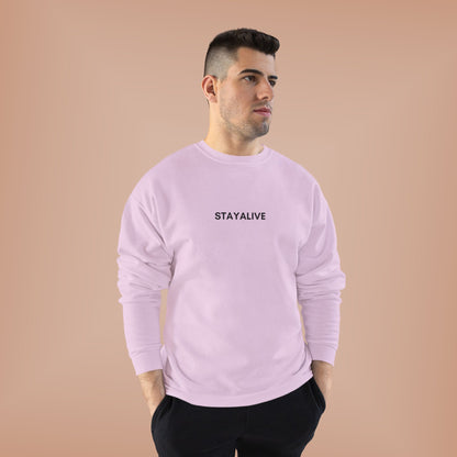 🆕 StayAlive™️ Faith EcoSmart® Crewneck Sweatshirt Unisex