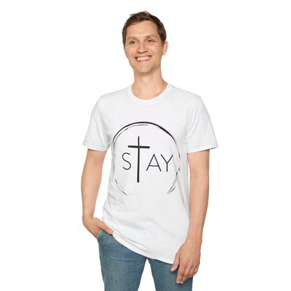 StayAlive™️ with Cross Softstyle T-Shirt Unisex