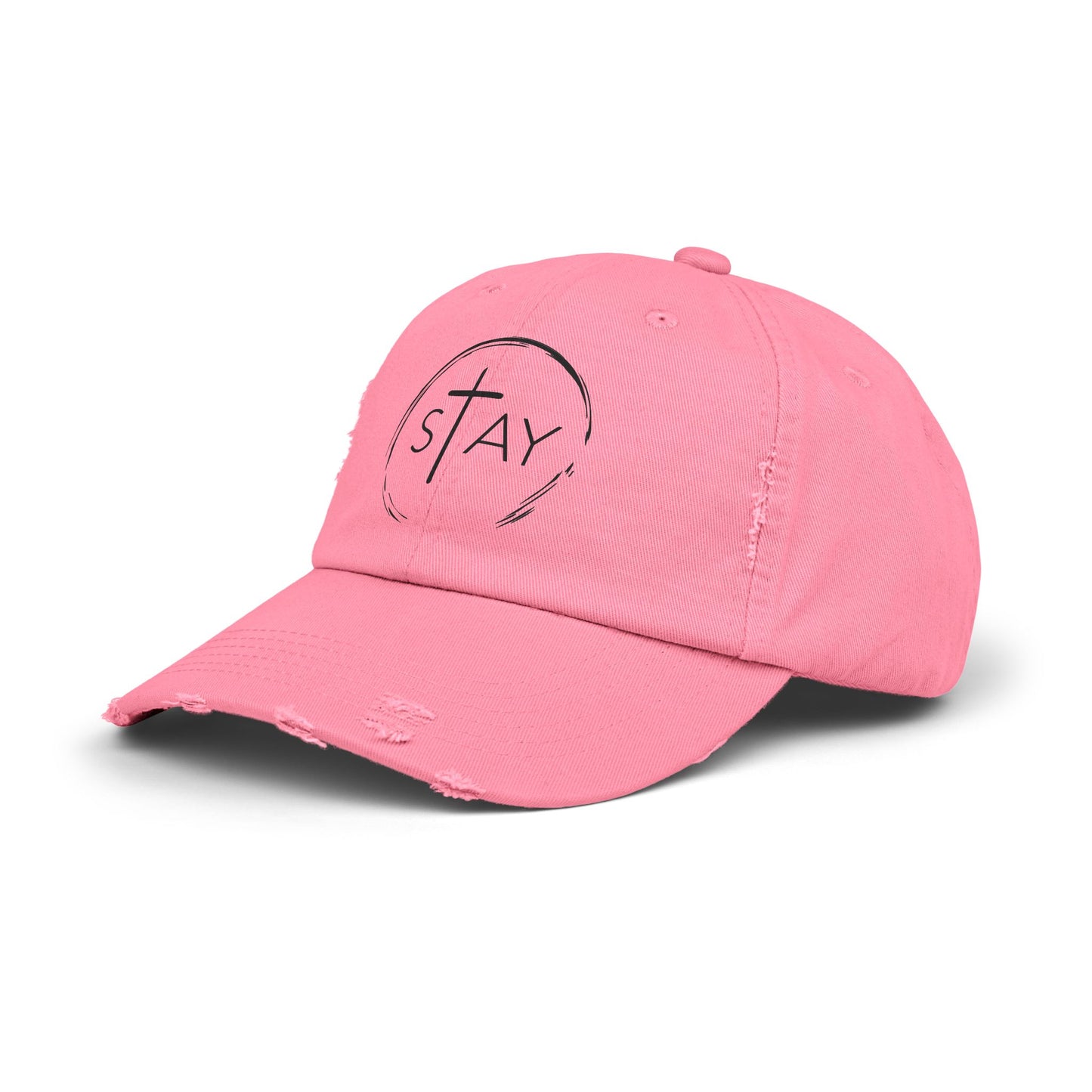 StayAlive™ with Cross Distressed Cap Unisex