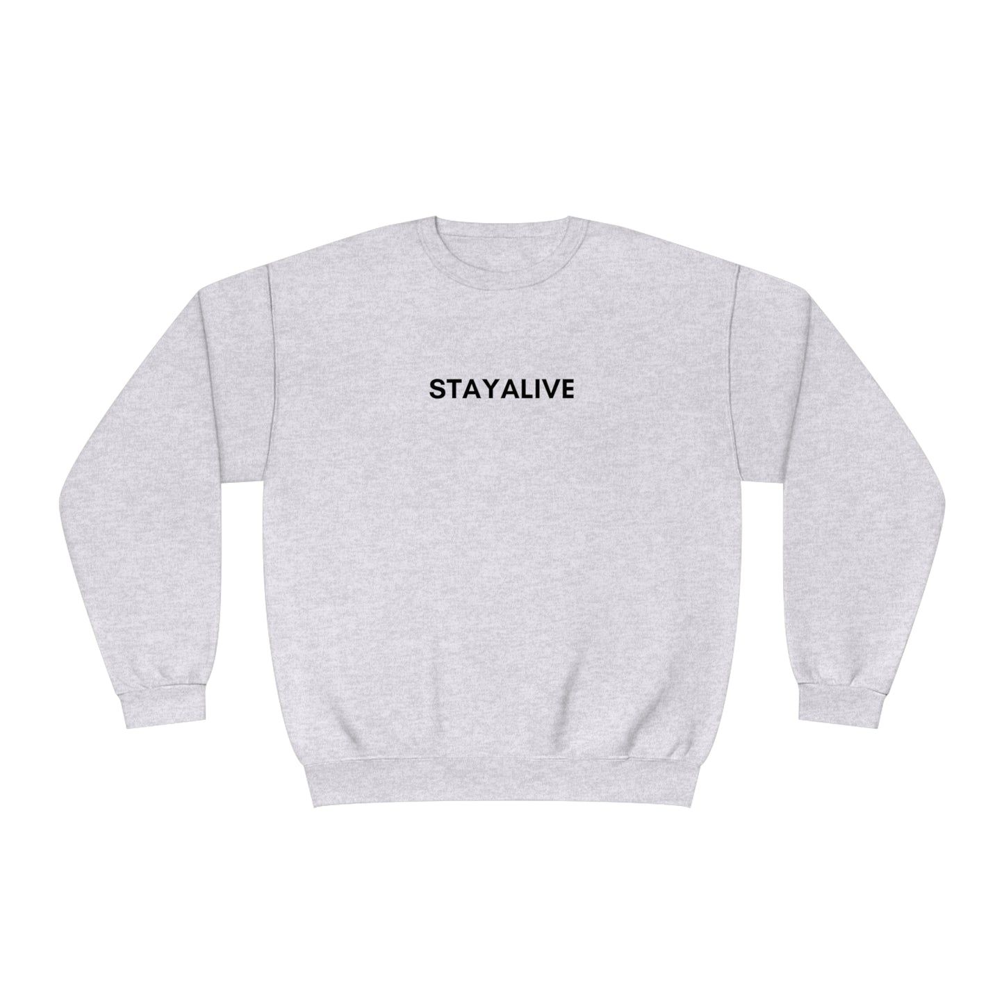 StayAlive™️ God is My Life Preserver NuBlend® Crewneck Sweatshirt Unisex