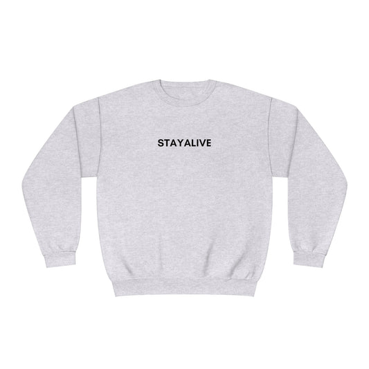 StayAlive™️ God is My Life Preserver NuBlend® Crewneck Sweatshirt Unisex