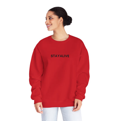 StayAlive™️ God is My Life Preserver NuBlend® Crewneck Sweatshirt Unisex