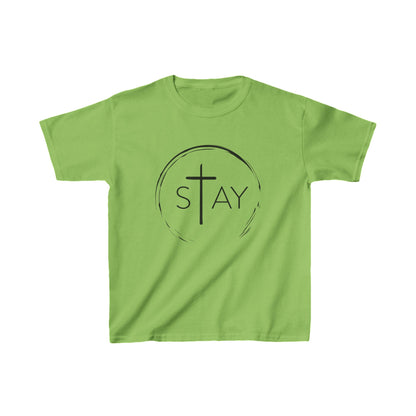 🆕 StayAlive™️ with Cross Kids Heavy Cotton™ Tee