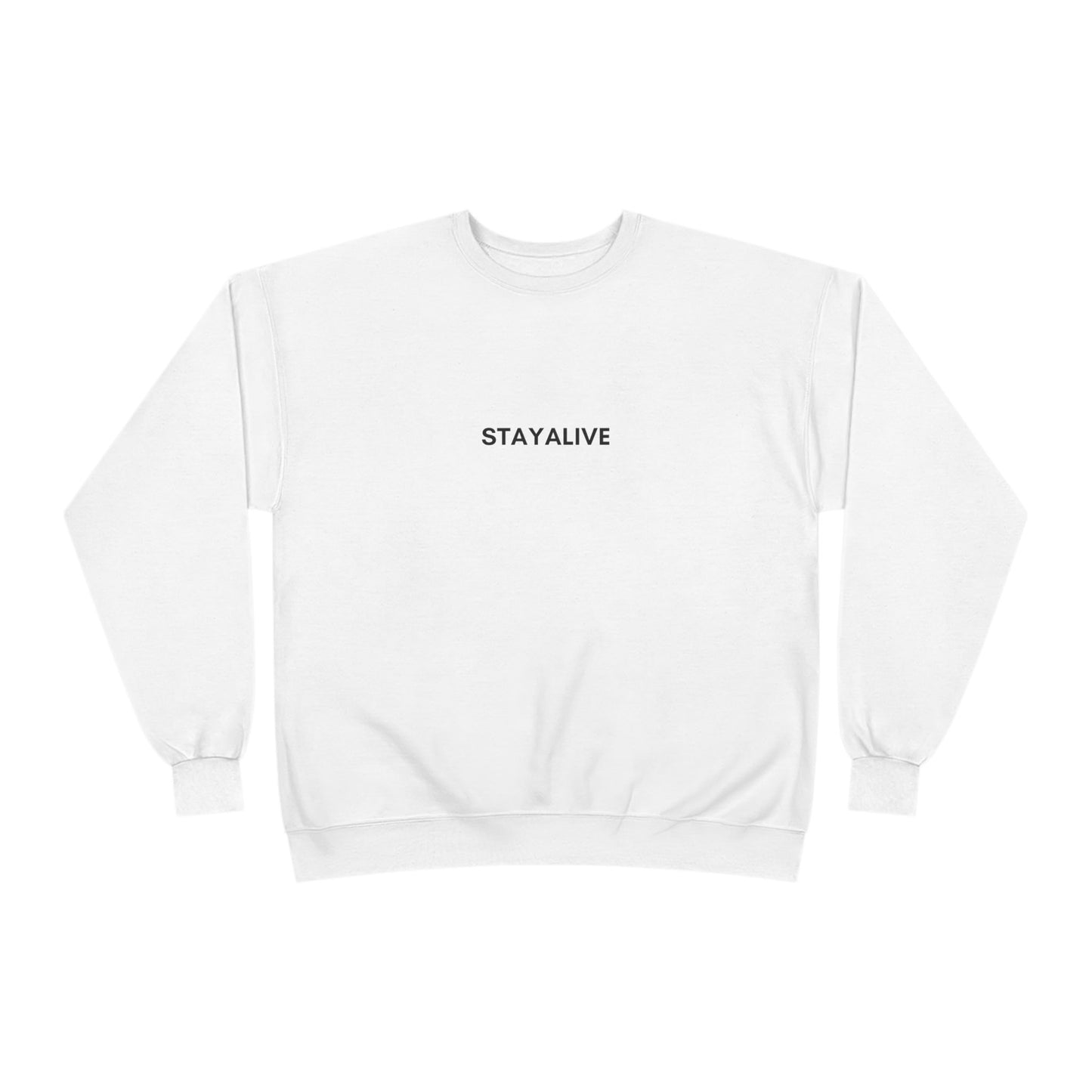 🆕 StayAlive™️ Faith EcoSmart® Crewneck Sweatshirt Unisex