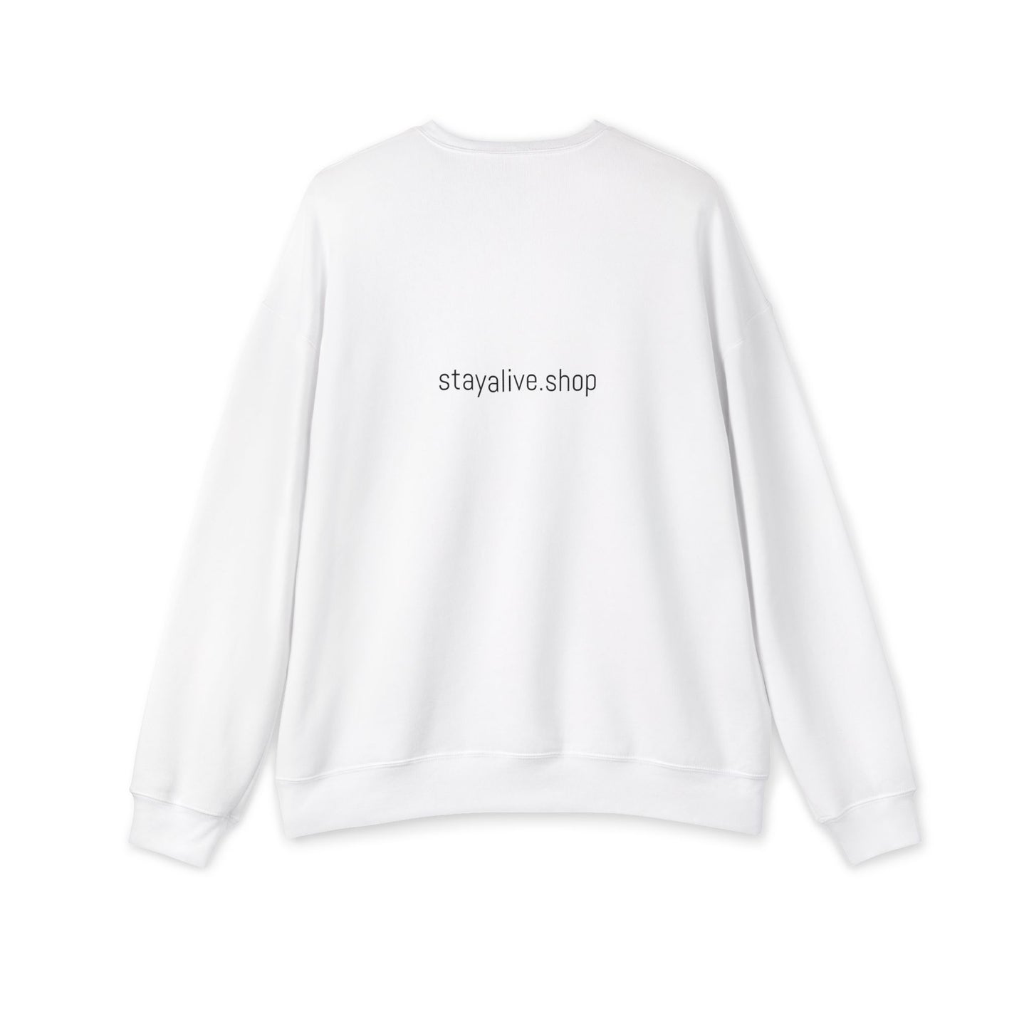 StayAlive™ with Cross Drop Shoulder Sweatshirt Unisex