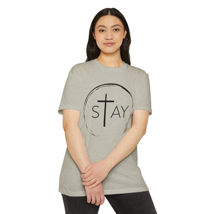 StayAlive™️ with Cross Jersey T-Shirt Unisex