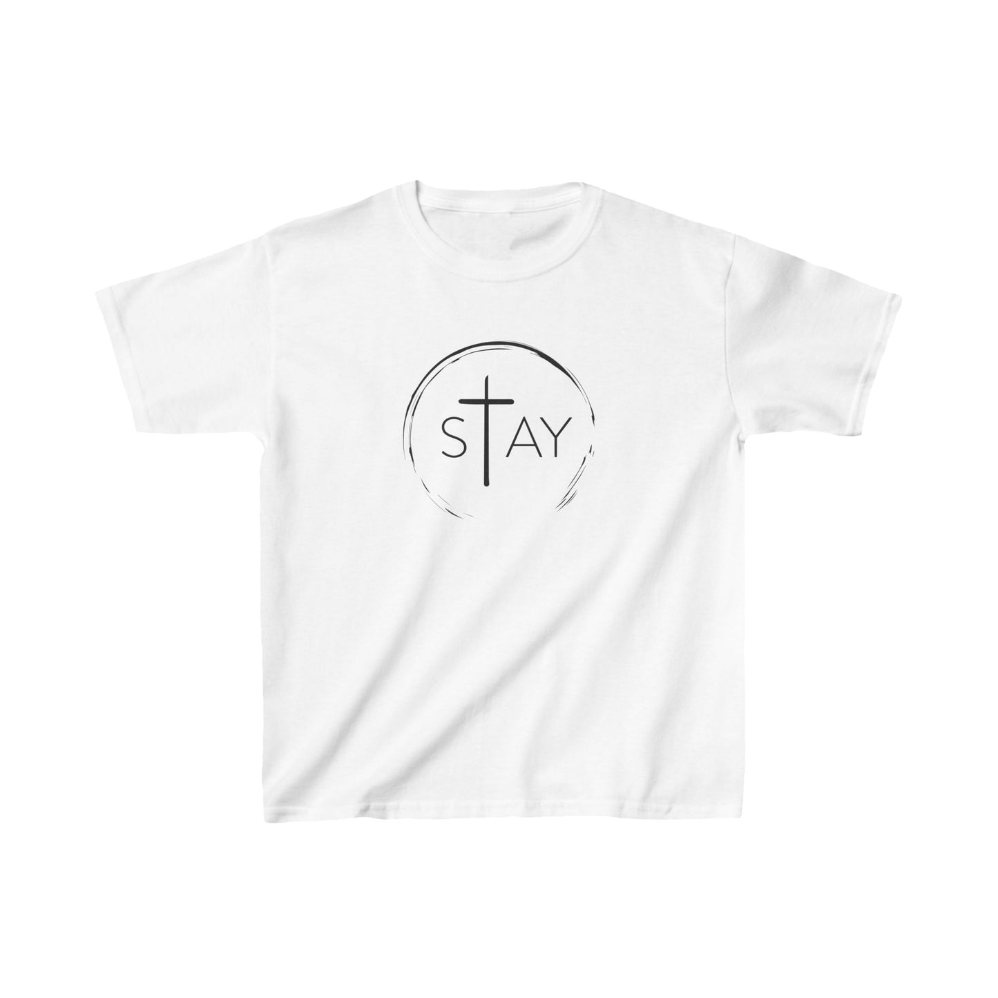 🆕 StayAlive™️ with Cross Kids Heavy Cotton™ Tee