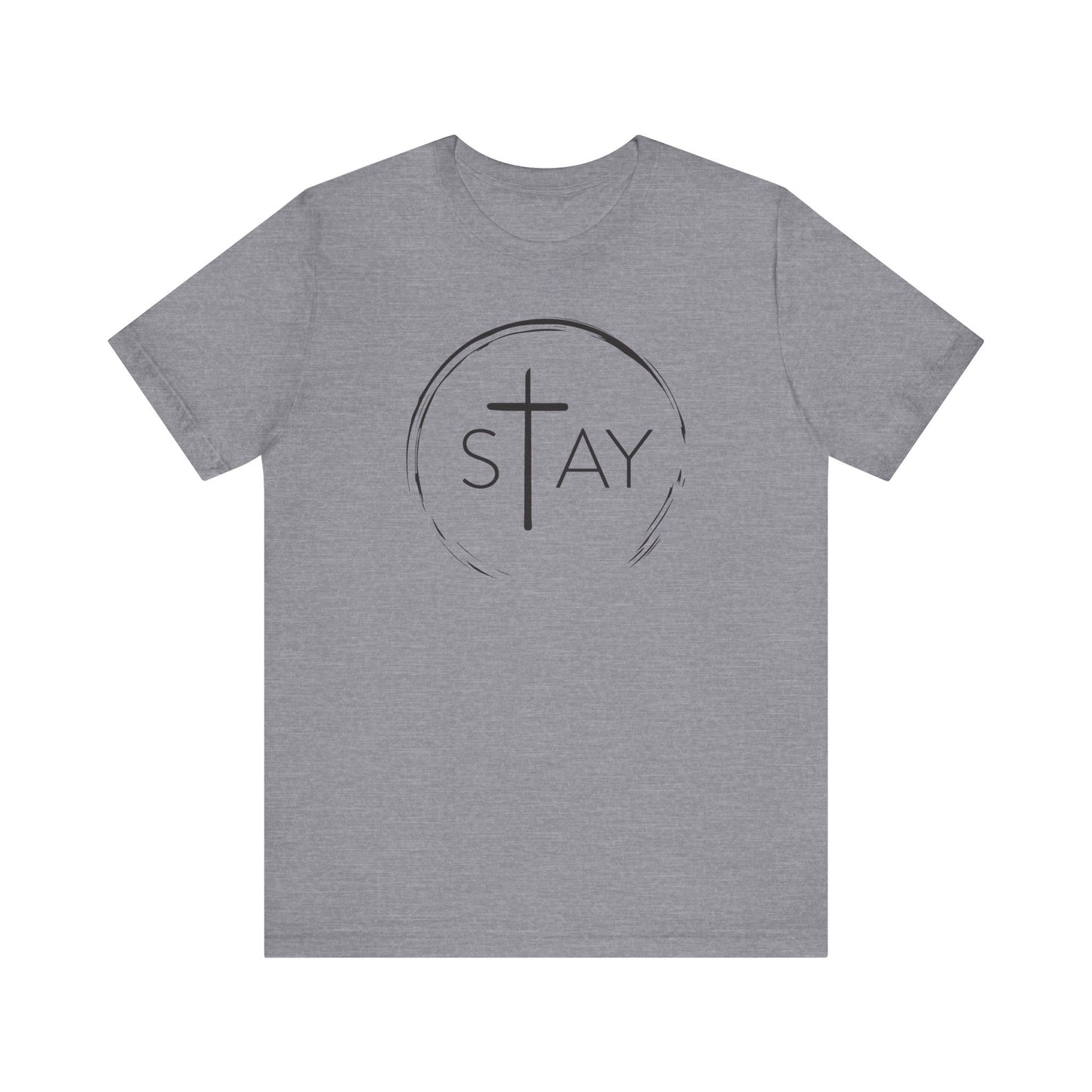 StayAlive™️ with Cross Unisex Jersey Short Sleeve Tee