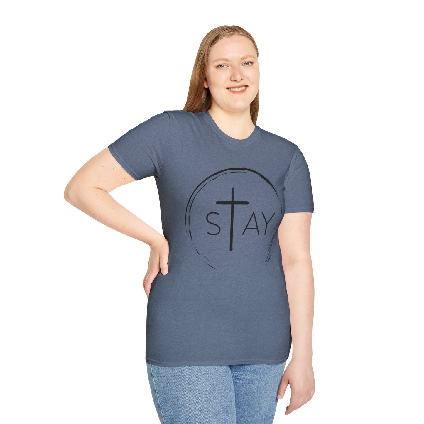 StayAlive™️ with Cross Softstyle T-Shirt Unisex