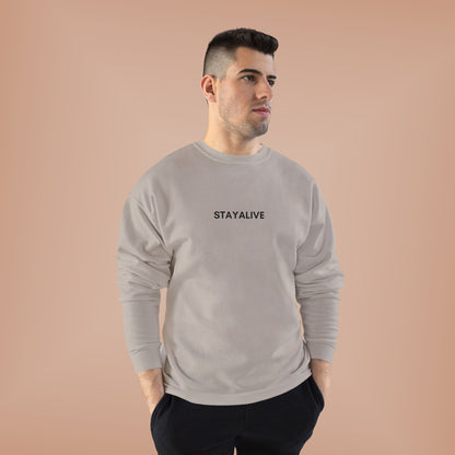 🆕 StayAlive™️ Faith EcoSmart® Crewneck Sweatshirt Unisex