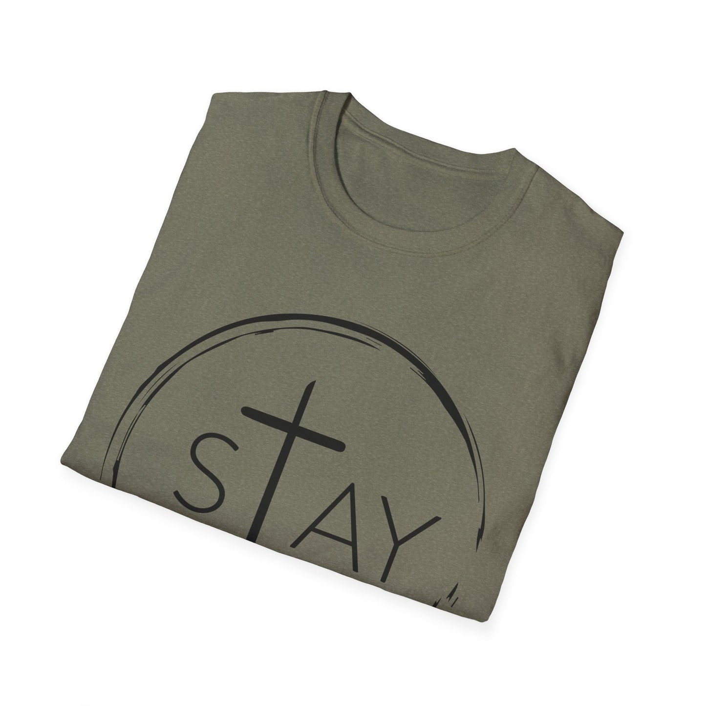 StayAlive™️ with Cross Softstyle T-Shirt Unisex