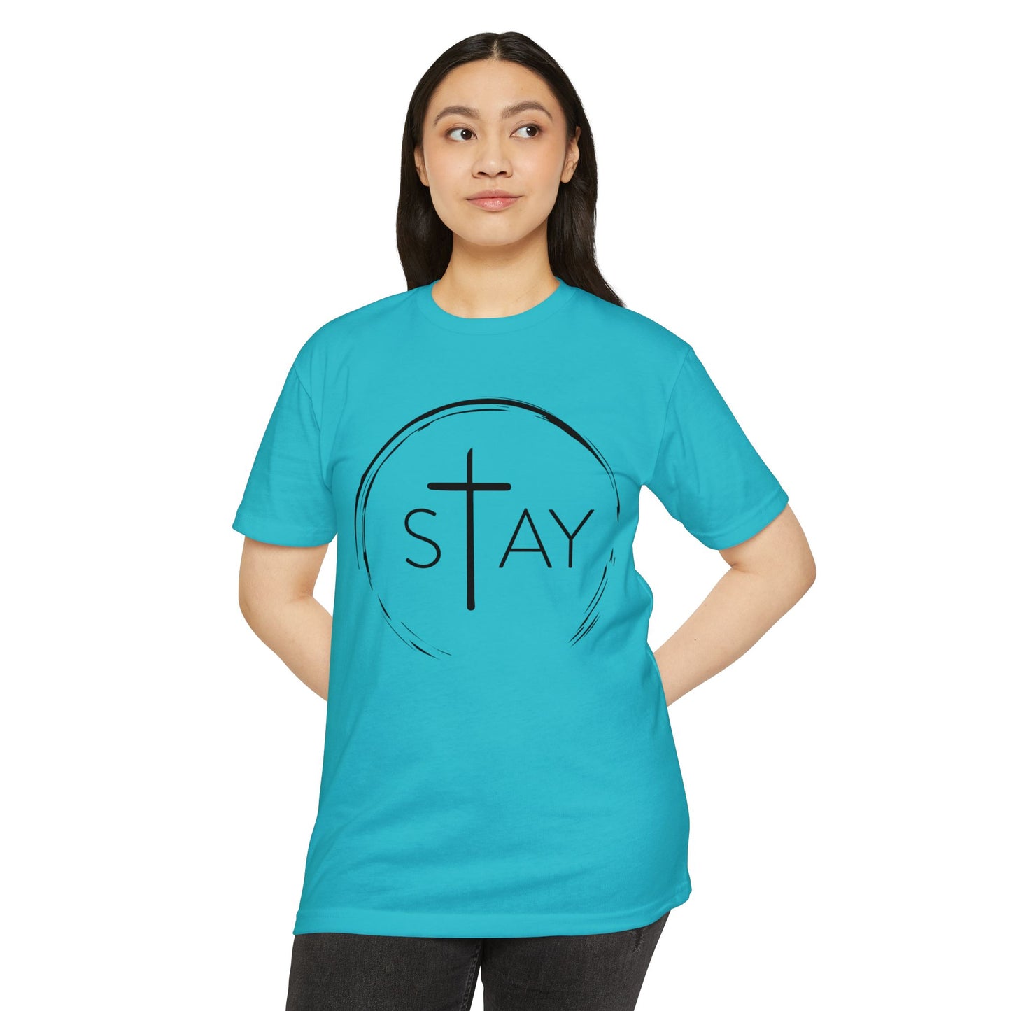 StayAlive™️ with Cross Jersey T-Shirt Unisex