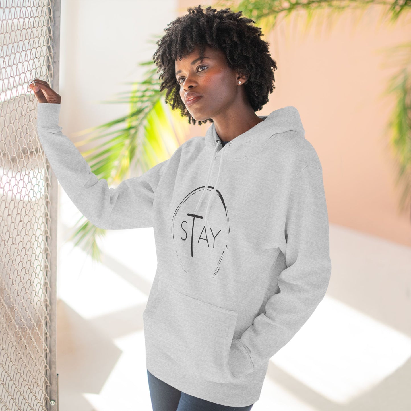 StayAlive™️ Three-Panel Fleece Hoodie