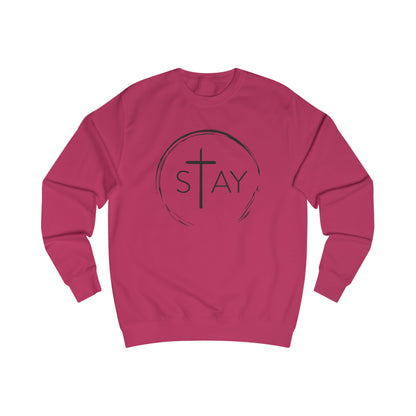 StayAlive™️ with Cross Sweatshirt Unisex