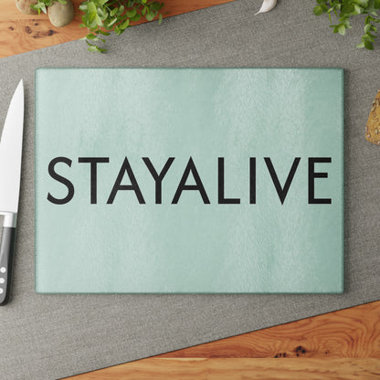 StayAlive™️ Glass Cutting Board