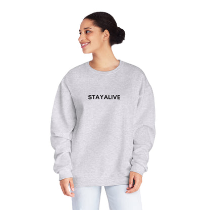 StayAlive™️ God is My Life Preserver NuBlend® Crewneck Sweatshirt Unisex