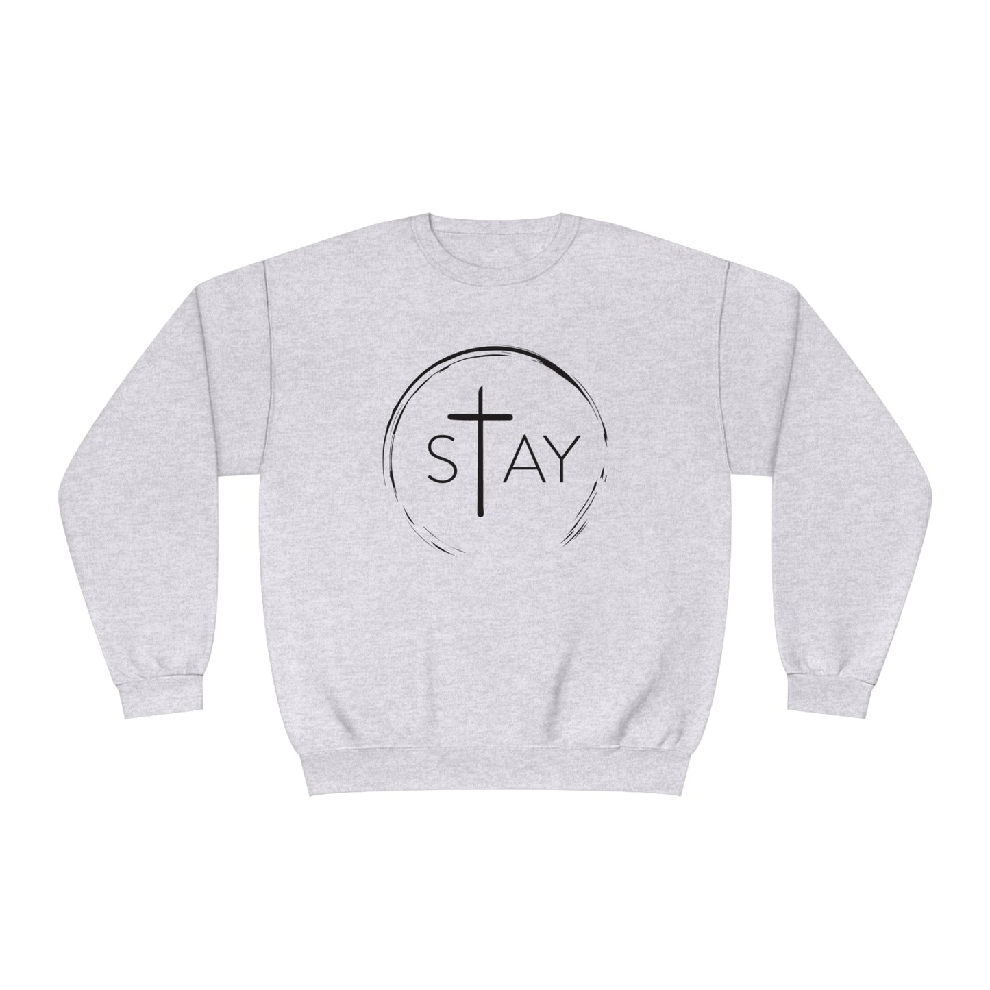 🆕 StayAlive™️ God Never Fails Unisex NuBlend® Crewneck Sweatshirt