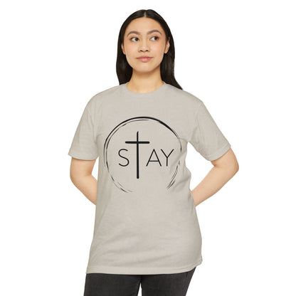 StayAlive™️ with Cross Jersey T-Shirt Unisex