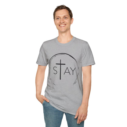 StayAlive™️ with Cross Softstyle T-Shirt Unisex