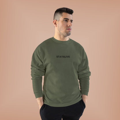 🆕 StayAlive™️ Faith EcoSmart® Crewneck Sweatshirt Unisex