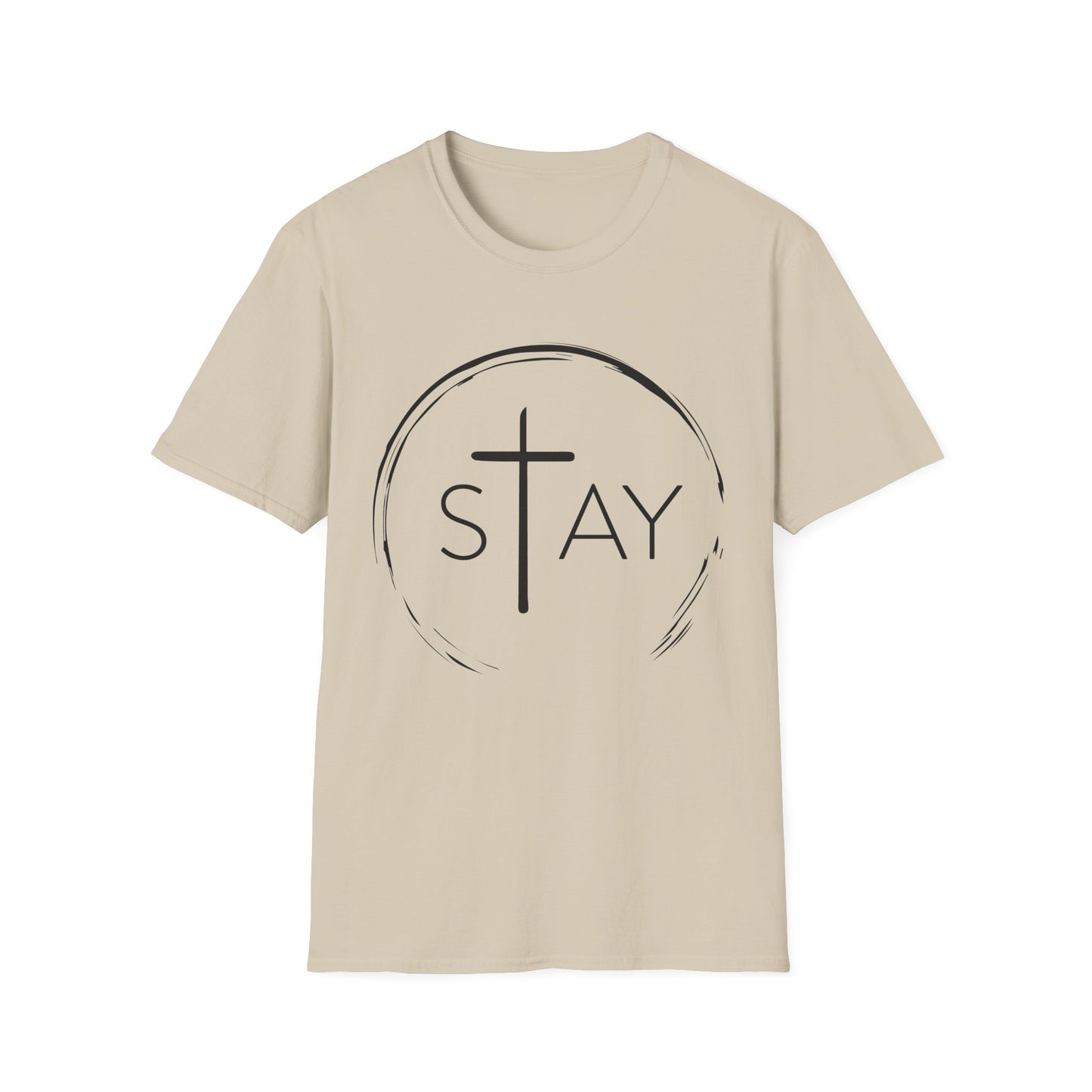 StayAlive™️ with Cross Softstyle T-Shirt Unisex