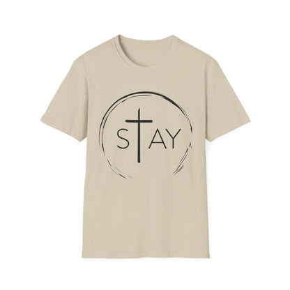 StayAlive™️ with Cross Softstyle T-Shirt Unisex