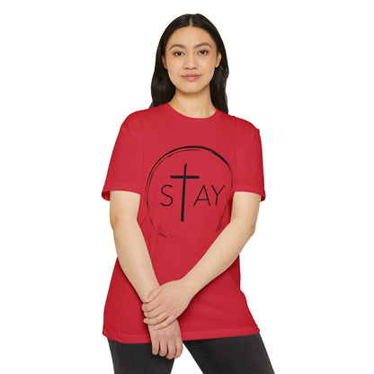 StayAlive™️ with Cross Jersey T-Shirt Unisex